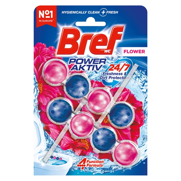 Bref Wc Blok Power Aktiv Çiçek 2 x 50 G (6'li Paket) ürün görseli 1