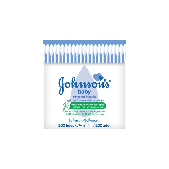 Johnson's Kulak Çubuğu 200'lü (4'li Paket) ürün görseli 1