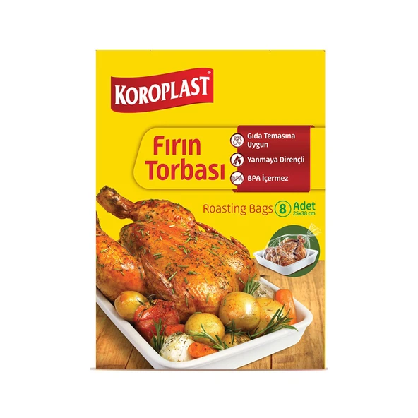 Koroplast Fırın Torbası 8'li (5'li Paket) ürün görseli 1