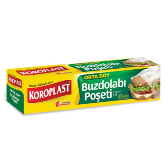 Koroplast Buzdolabı Poşeti Orta Boy 30'lu (8'li Paket) ürün görseli 1