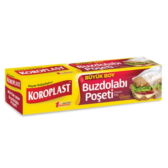 Koroplast Buzdolabı Poşeti Büyük Boy 20'Li (7'li Paket) ürün görseli 1