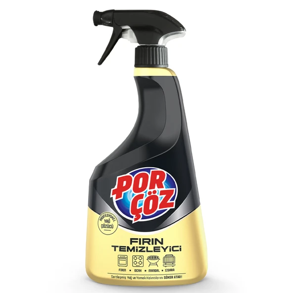 Porçöz Fırın Temizleyici Sprey 750 Ml (7'li Paket) ürün görseli 1