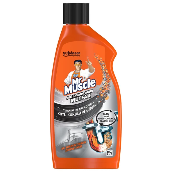 Mr. Muscle Jel Lavabo Açıcı Mutfak 500 Ml (5'li Paket) ürün görseli 1