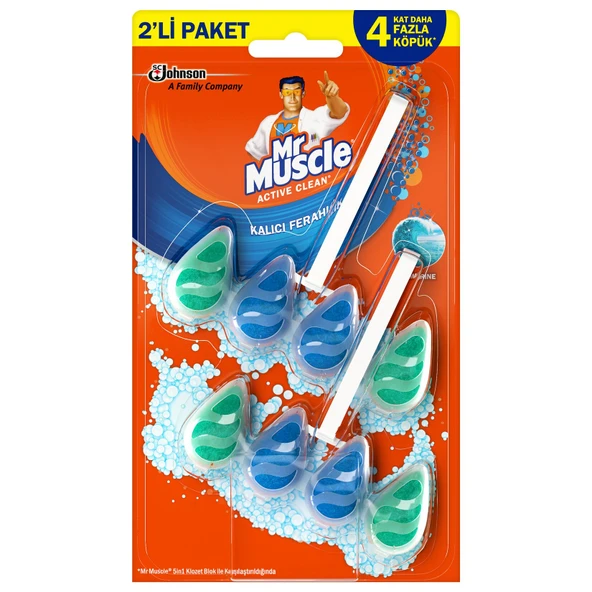 Mr. Muscle Klozet Blok Marine 2'li  77.2 G (6'li Paket) ürün görseli 1
