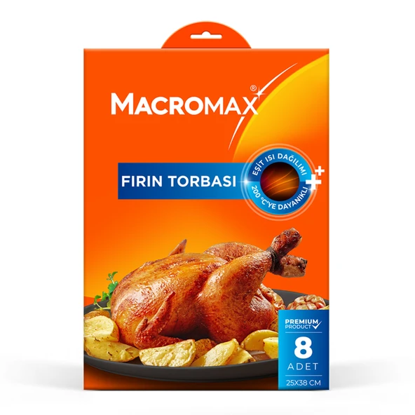 Macromax Fırın Torbası 8 Adet (7'li Paket) ürün görseli 1