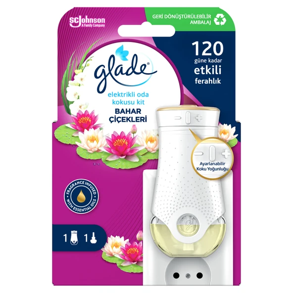 Glade Elektrikli Kit Bahar Çiçekleri 20 Ml (4'li Paket) ürün görseli 1