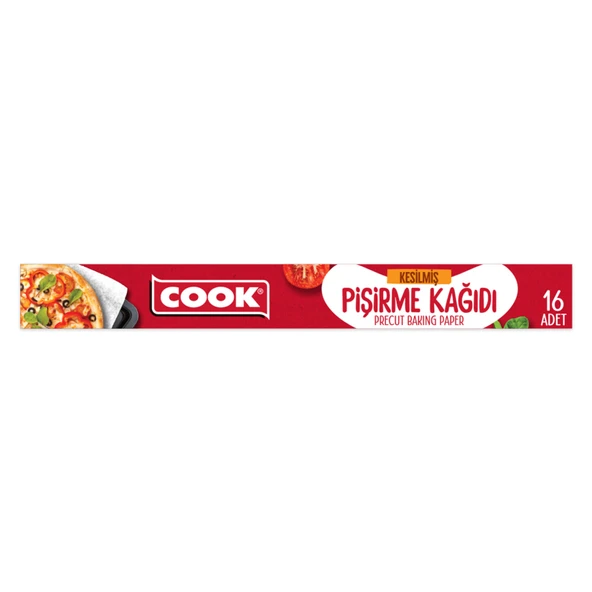 Cook Kesilmiş Yağlı Pişirme Kağıdı 16'lı (4'li Paket) ürün görseli 1