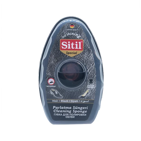 SİTİL DEPOLU PARLATMA SÜNGERİ 6 ML SİYAH (6'li Paket) ürün görseli 1