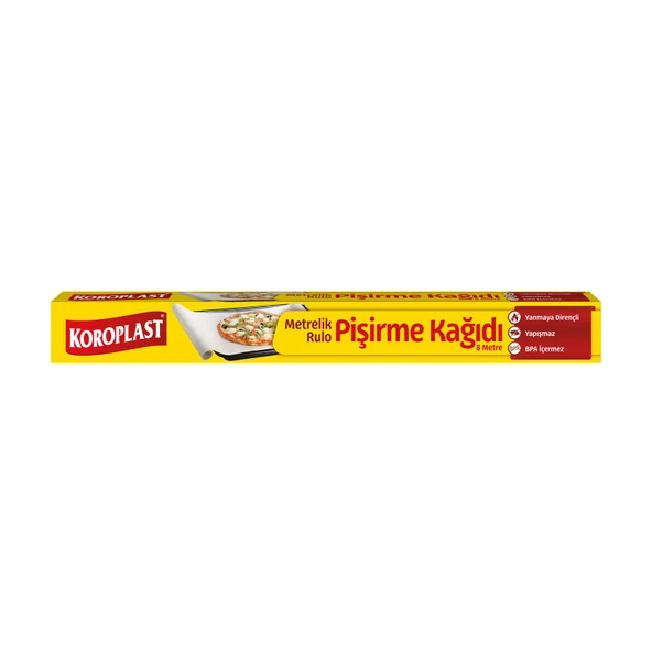 Koroplast Yağlı Pişirme Kağıdı 8 M (5'li Paket) ürün görseli 1