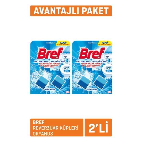 Bref Reverzuar Küpleri Okyanus 2 x 100 G (8'li Paket) ürün görseli 1