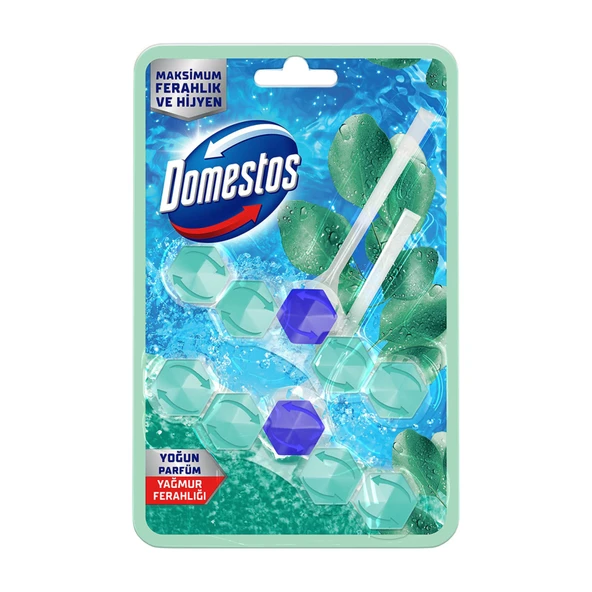 Domestos Wc Blok Yağmur Ferahlığı 2 x 50 G (6'li Paket) ürün görseli 1