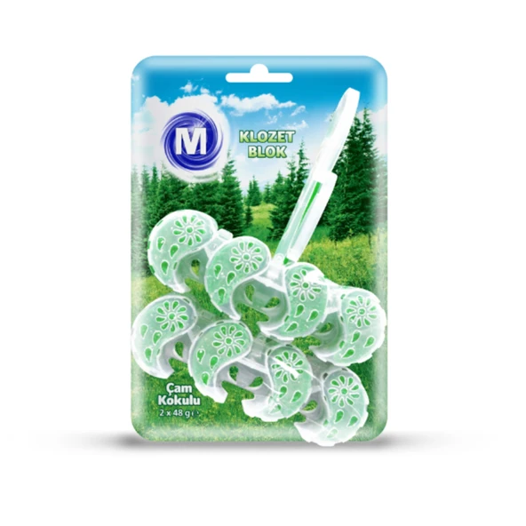 Migros Çam Kokulu Wc  Blok 2 x 48 G (7'li Paket) ürün görseli 1