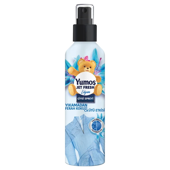 Yumoş Jet Fresh Lilyum Giysi Spreyi 200 Ml (6'li Paket) ürün görseli 1