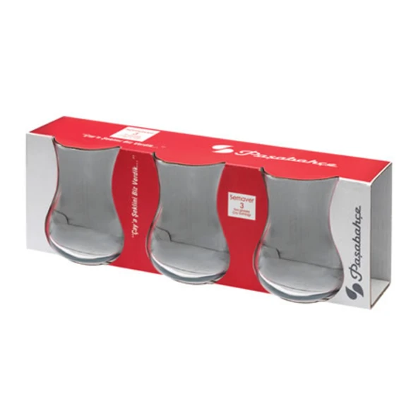 Paşabahçe Semaver 3'lü Çay Bardağı 285 Cc (2'li Paket) ürün görseli 1