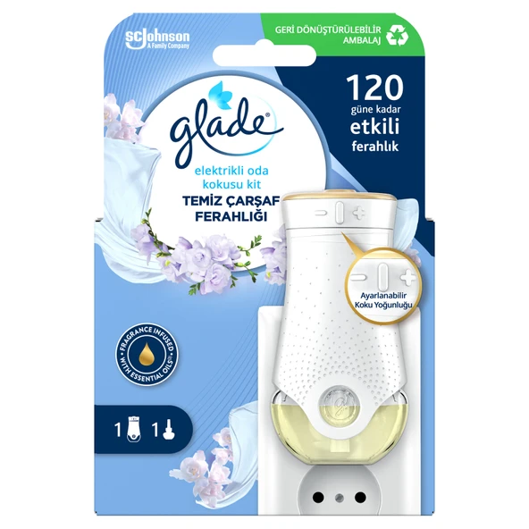 Glade Elektrikli Kit Temiz Çarşaf Ferahlığı 20 Ml (4'li Paket) ürün görseli 1