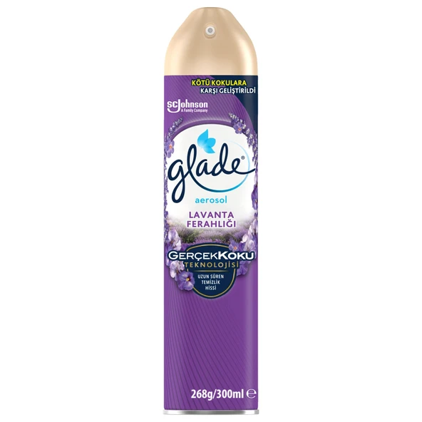 Glade Aerosol Oda Kokusu Lavanta Ferahlığı 300ml (7'li Paket) ürün görseli 1