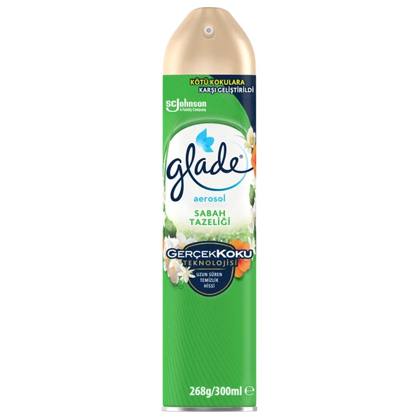 Glade Aerosol Oda Kokusu Sabah Tazeliği 300ml (8'li Paket) ürün görseli 1