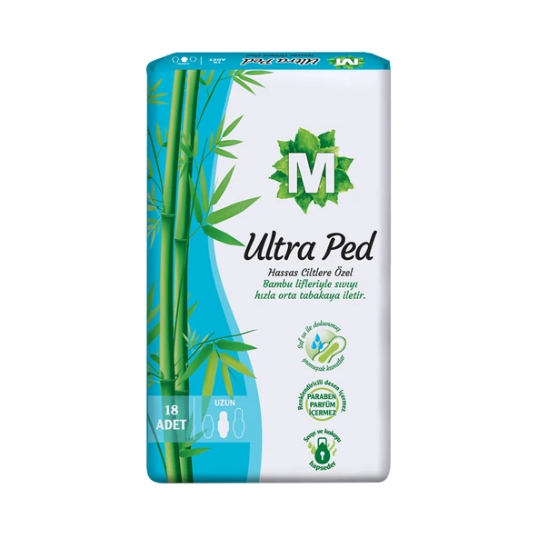 Migros Ultra Hijyenik Ped Uzun 18 Adet (7'li Paket) ürün görseli 1