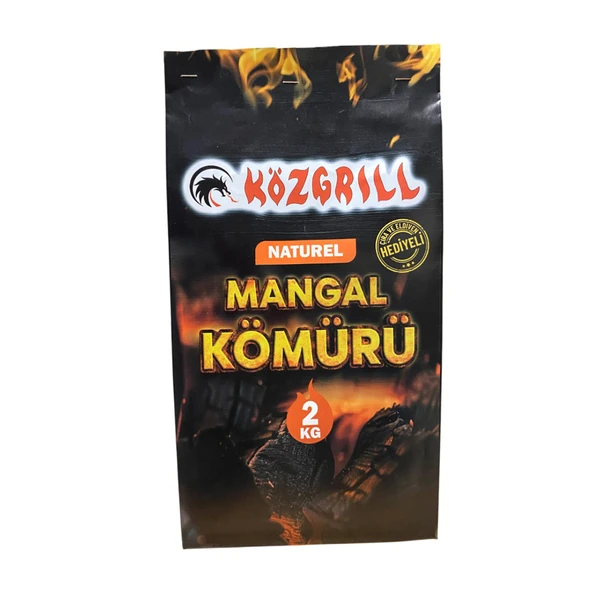 Közgrill Mangal Kömürü Naturel 2 Kg (6'li Paket) ürün görseli 1