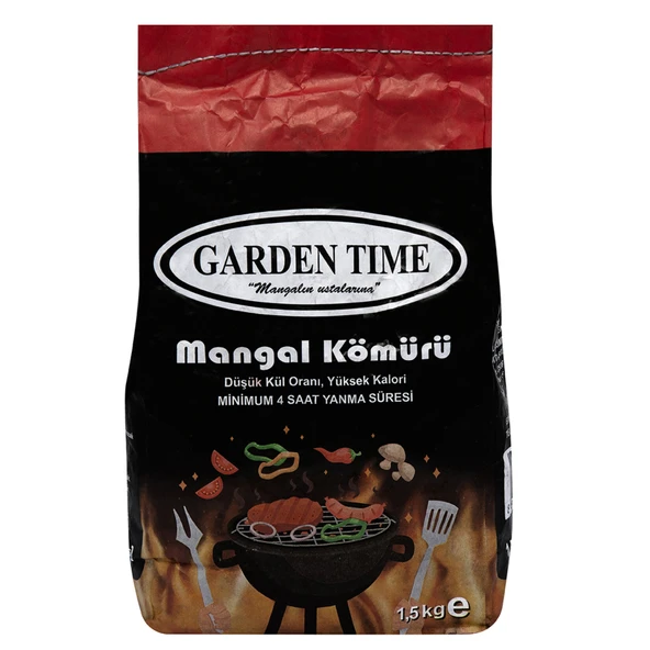 Garden Time Mangal Kömürü 1.5 Kg (6'li Paket) ürün görseli 1