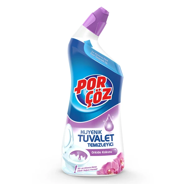 Porçöz Sıvı Tuvalet Temizleyici Orkide 750 Ml (5'li Paket) ürün görseli 1