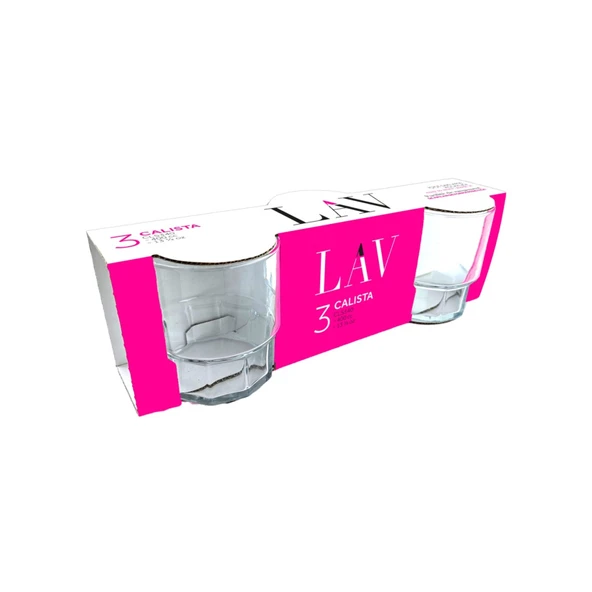 Lav Calista Meşrubat Bardağı 400 Cc 3'lü (5'li Paket) ürün görseli 1