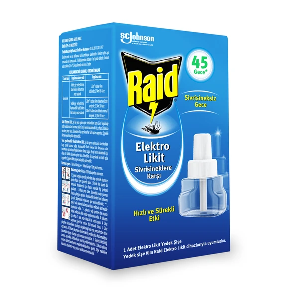 Raid Elekro Likit Yedek 45 Gece (7'li Paket) ürün görseli 1
