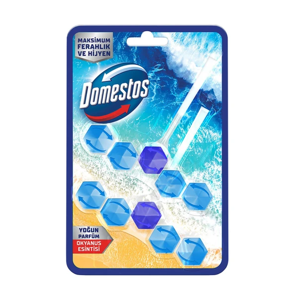 Domestos Wc Blok Okyanus Ferahlığı 2 x 50 G (5'li Paket) ürün görseli 1
