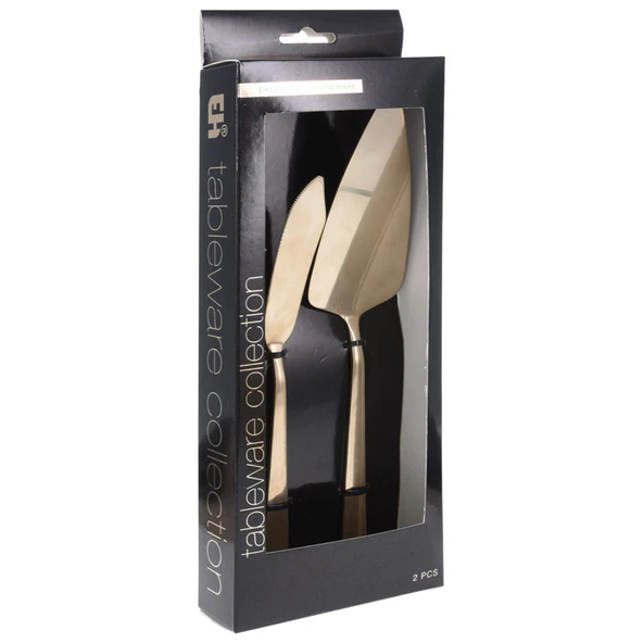 Excellent Houseware 2'li Kek Servisi Seti 247 x 57 x 3 Mm (8'li Paket) ürün görseli 1