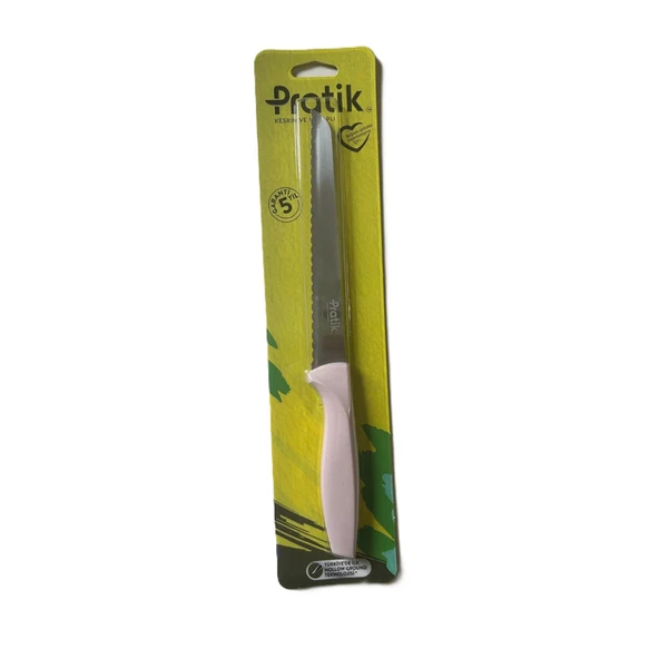 Pratik Ev Süper Dişli Ekmek Bıçağı 17.5 Cm (4'li Paket) ürün görseli 1