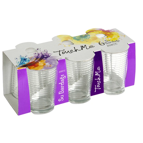 Touch Me Su Bardağı 215 Cc 6'lı (8'li Paket) ürün görseli 1