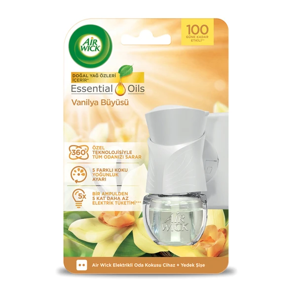 Airwick Elektrikli Kit Oda Kokusu Vanilya 19 Ml (7'li Paket) ürün görseli 1