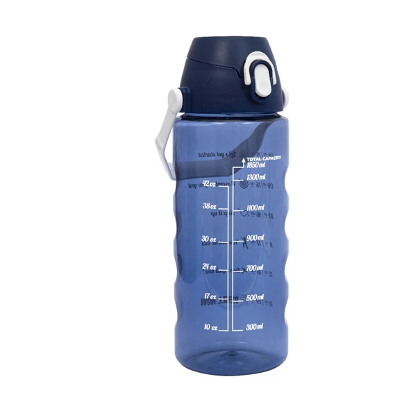 Herevin Renkli Ölçü Baskılı Pipetli Matara 1.85 L (8'li Paket) ürün görseli 1