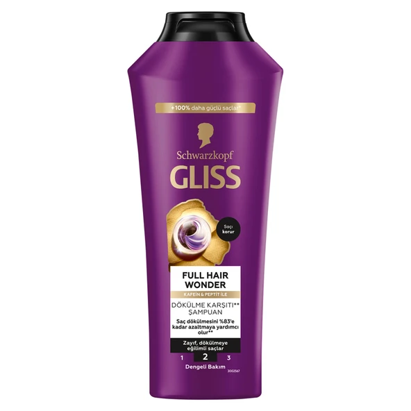 Gliss Full Hair Wonder Şampuan 400 Ml (6'li Paket) ürün görseli 1