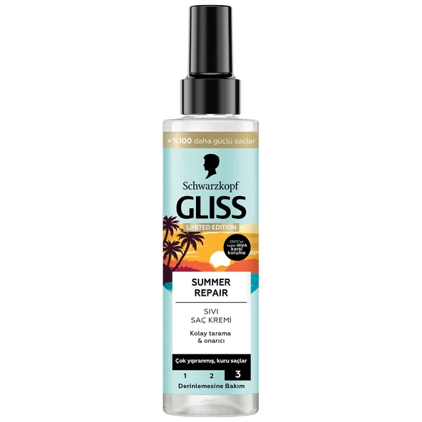 Gliss Summer Repair Sıvı Saç Kremi 200 Ml (6'li Paket) ürün görseli 1