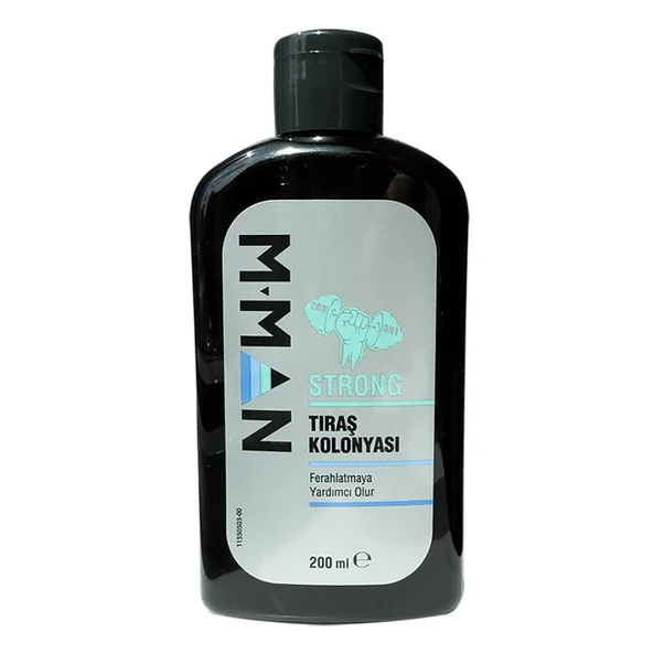M Man Tıraş Kolonyası Strong 200 Ml (8'li Paket) ürün görseli 1