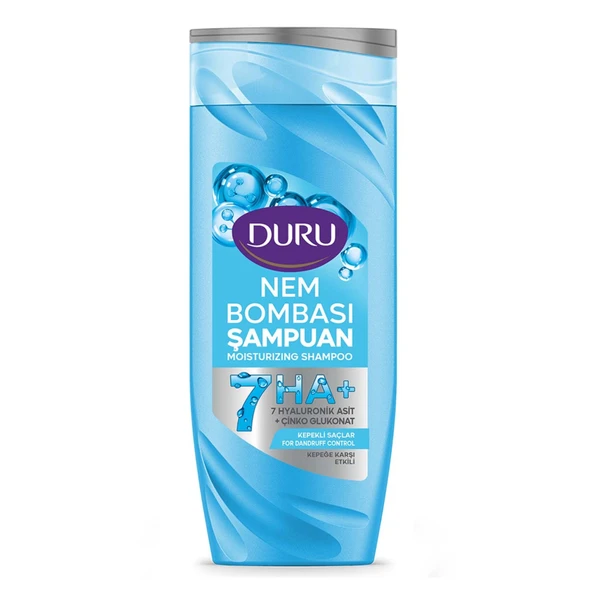 Duru Nem Bombası Kepeğe Karşı Etkili Şampuan 600 Ml (3'li Paket) ürün görseli 1