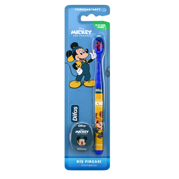Difaş Mickey Mouse Diş Fırçası 8-14 Yaş (4'li Paket) ürün görseli 1