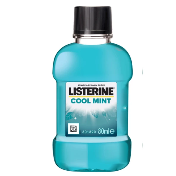 Listerine Cool Mint Günlük Ağız Bakım Ürünü 80 Ml (8'li Paket) ürün görseli 1