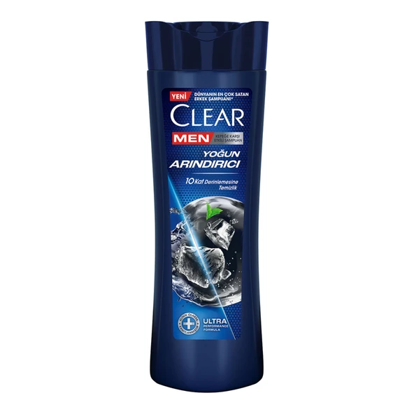 Clear Men Kepeğe Karşı Etkili Şampuan Yoğun Arındırıcı Kömür İle 350 ml (4'li Paket) ürün görseli 1