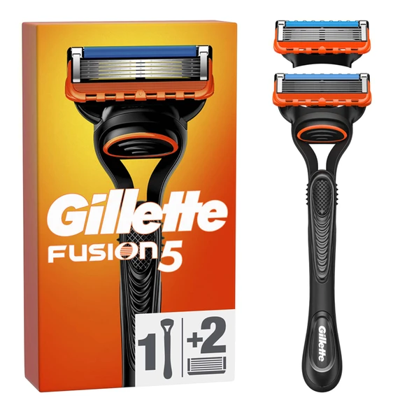 Gillette Fusion Tıraş Makinesi + Yedek Tıraş Bıçak (6'li Paket) ürün görseli 1