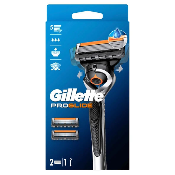 Gillette Fusion ProGlide FlexBall Tıraş Makinesi + Yedek Bıçak (5'li Paket) ürün görseli 1