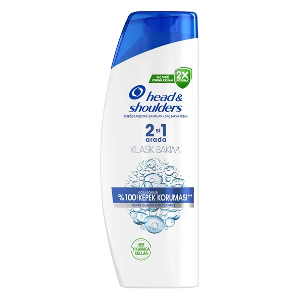 Head & Shoulders Şampuan Klasik Bakım 2in1 625 Ml (2'li Paket) ürün görseli 1