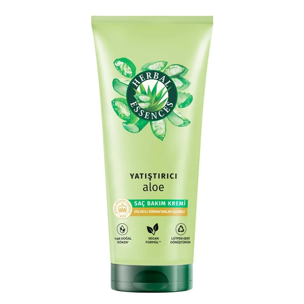 Herbal Essences Yatıştırıcı Aloe İçeren Saç Bakım Kremi 250 Ml (3'li Paket) ürün görseli 1