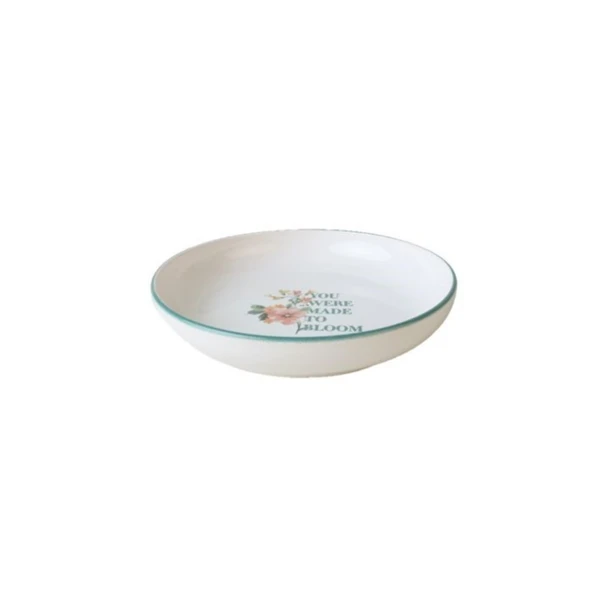 Keramika Çiçek Motto Çukur Tabak 22 Cm (6'li Paket) ürün görseli 1