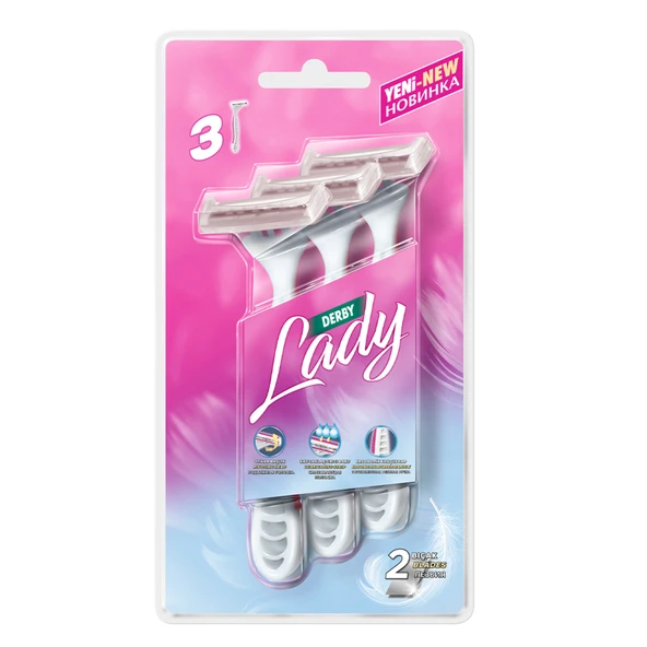 Derby Lady Platinum Blister 3'lü (4'li Paket) ürün görseli 1