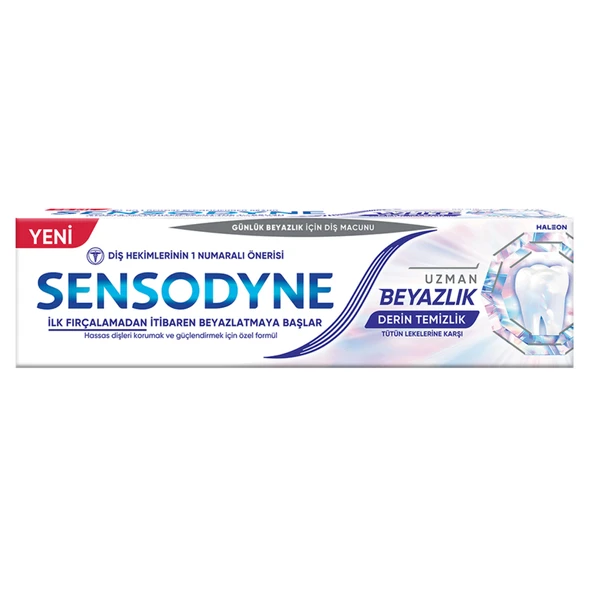 Sensodyne Uzman Beyazlık Derin Temizlik 75 Ml (8'li Paket) ürün görseli 1