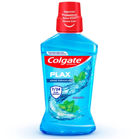 Colgate Plax Nane Ferahlığı Ağız Bakım Suyu 500 Ml (7'li Paket) ürün görseli 1