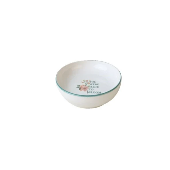 Keramika Çiçekli Motto Kase 15 Cm (5'li Paket) ürün görseli 1
