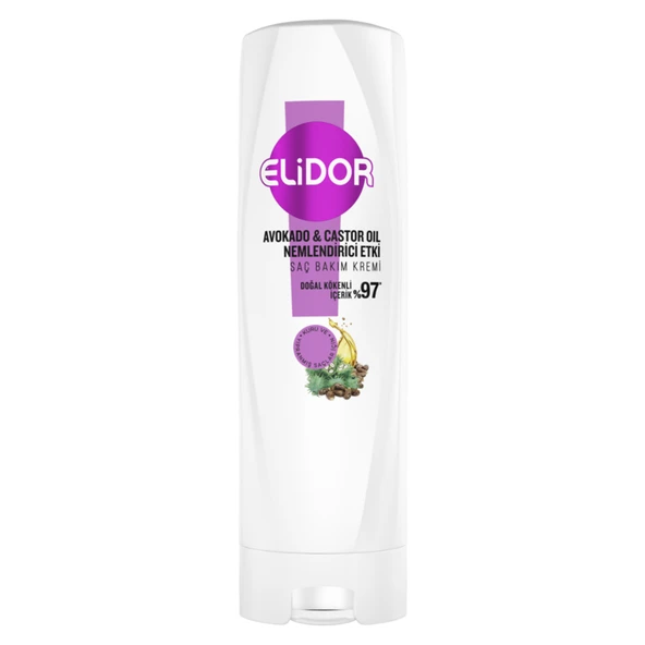 Elidor Avokado & Castor Oil Saç Kremi 350 Ml (4'li Paket) ürün görseli 1